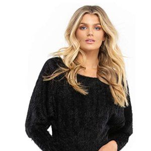 Slouchy Sweater in Black